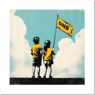 BANKSY DNB Posters and Art